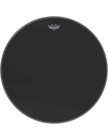  REMO ES-1024-00 24" Ebony Ambassador Bass Drum Head|MusicGoodDeal 
