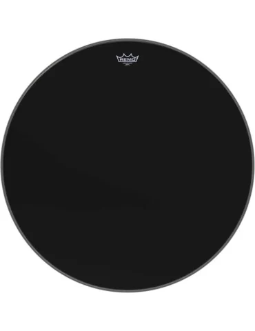  REMO ES-1028-00 28" Ebony Ambassador Bass Drum Head|MusicGoodDeal 