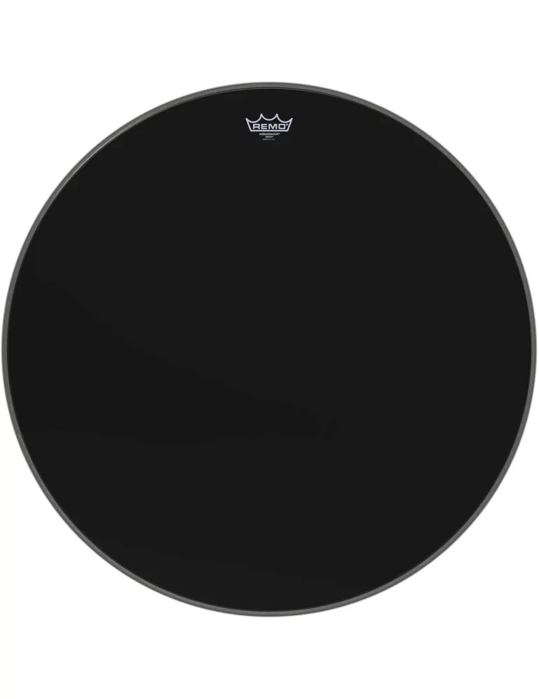  REMO ES-1028-00 28" Ebony Ambassador Bass Drum Head|MusicGoodDeal 