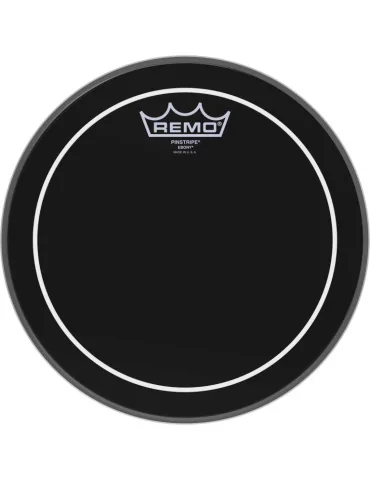  REMO ES-0610-PS Parche de ébano a rayas de 10 "para tom / caja|MusicGoodDeal 
