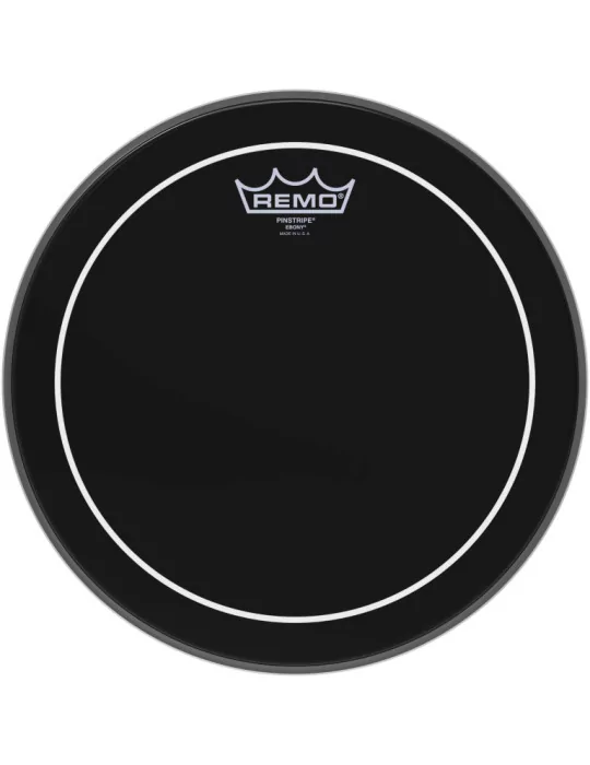  REMO ES-0612-PS 12" Ebony Pinstripe Tom/ Snare head|MusicGoodDeal 