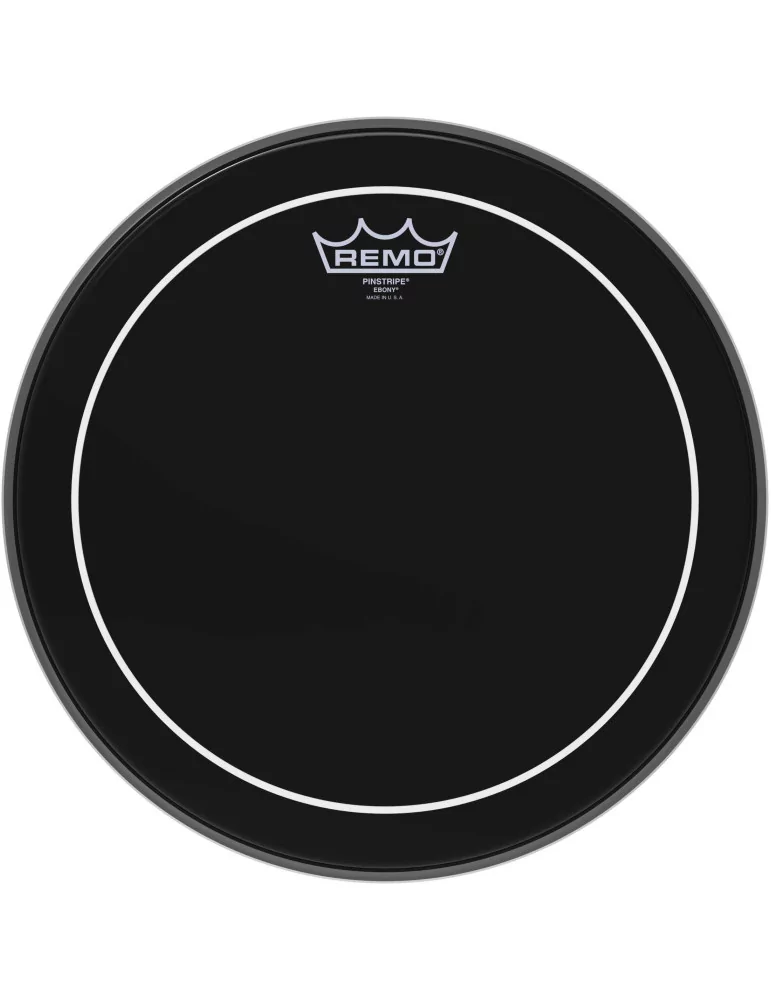  REMO ES-0613-PS 13" Ebony Pinstripe Tom/ Snare head|MusicGoodDeal 