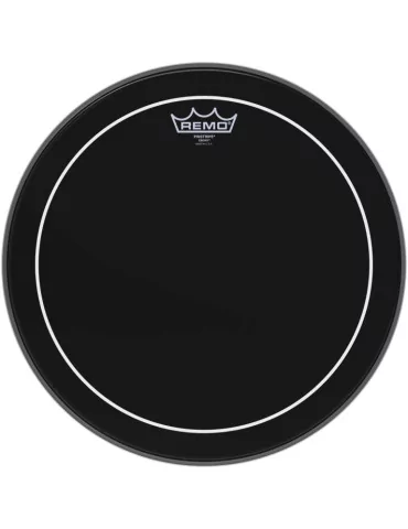 REMO ES-0615-PS Parche de ébano a rayas de 15 "para tom / caja / tom con patas