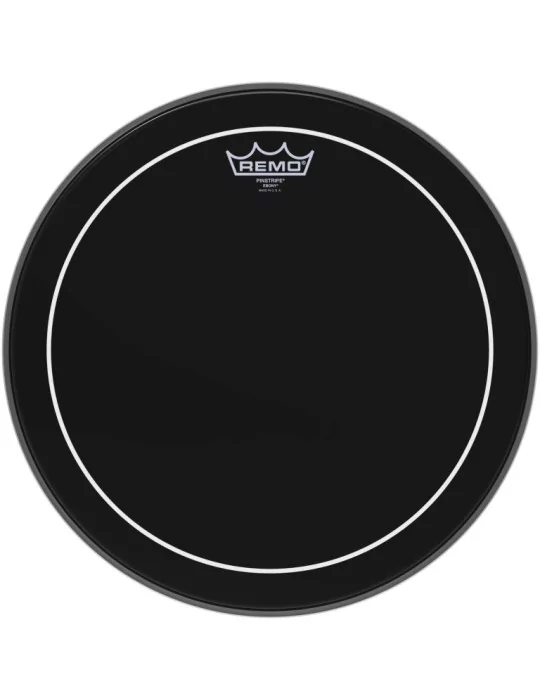  REMO ES-0615-PS Parche de ébano a rayas de 15 "para tom / caja / tom con patas|MusicGoodDeal 