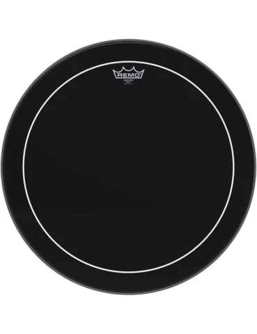  REMO ES-0620-PS 20" Ebony Pinstripe Floortom Head|MusicGoodDeal 