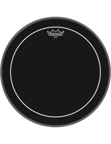  REMO ES-1616-PS 16" Ebony Pinstripe bass drum head|MusicGoodDeal 