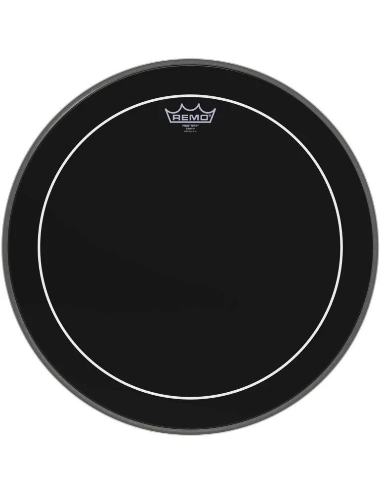  REMO ES-1618-PS Parche de ébano a rayas de 18 "para bombo|MusicGoodDeal 