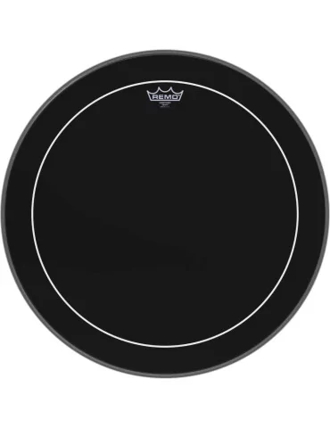  REMO ES-1622-PS 22" Ebony Pinstripe Bass Drum Head|MusicGoodDeal 