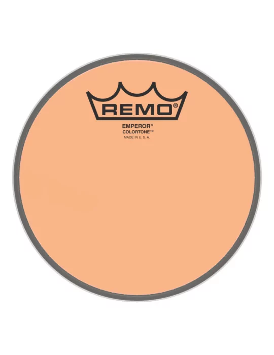  REMO BE-0306-CT-OG Emperor Colortone batter drumhead, orange, 6"|MusicGoodDeal 
