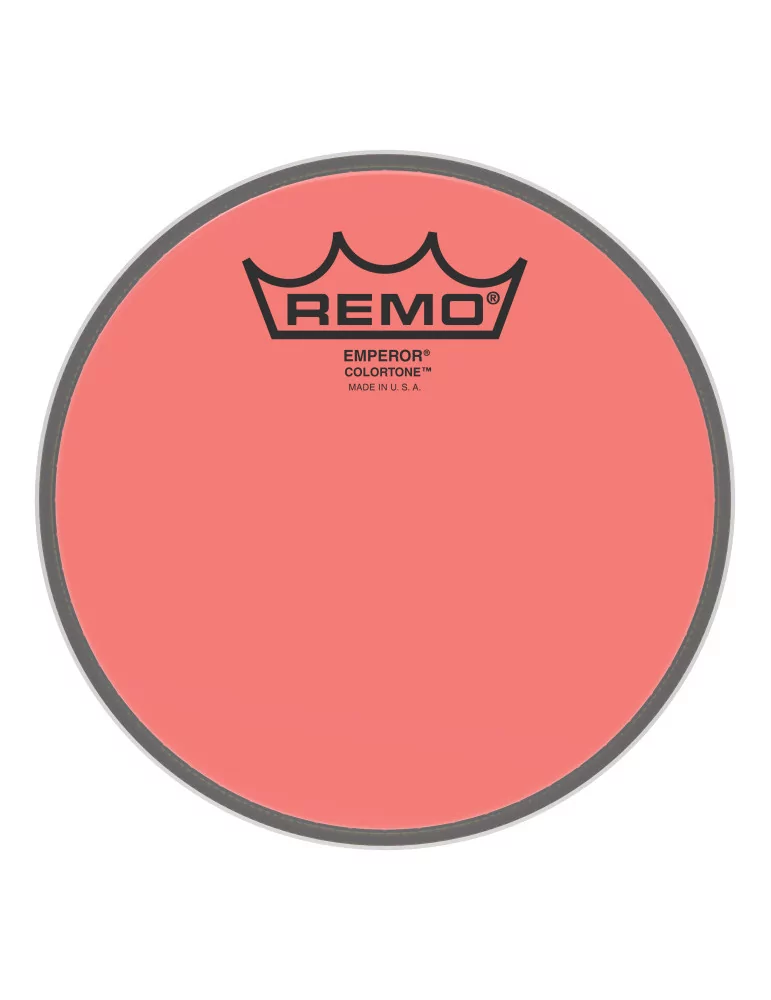  REMO BE-0306-CT-RD Emperor Colortone batter drumhead, red, 6"|MusicGoodDeal 