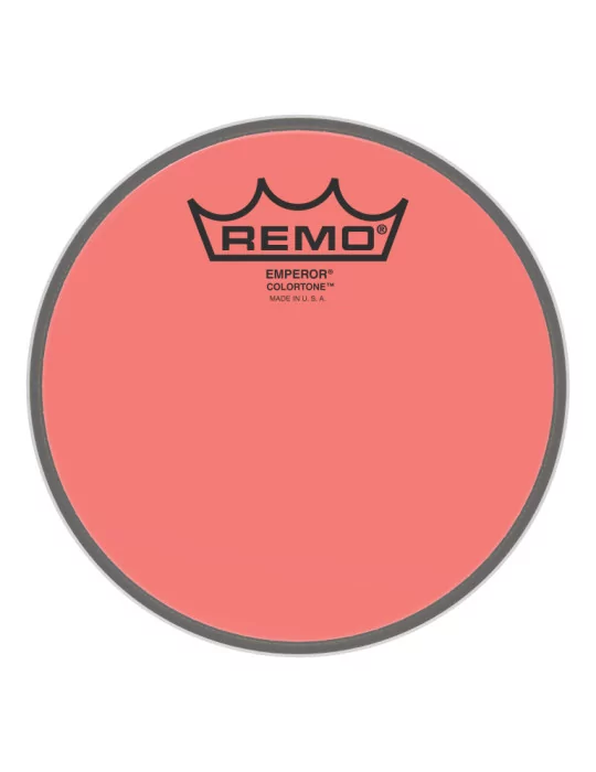  REMO BE-0306-CT-RD Emperor Colortone batter drumhead, red, 6"|MusicGoodDeal 