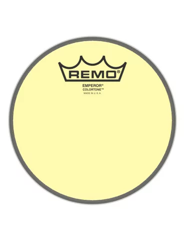  REMO BE-0306-CT-YE Emperor Colortone batter drumhead, yellow, 6"|MusicGoodDeal 