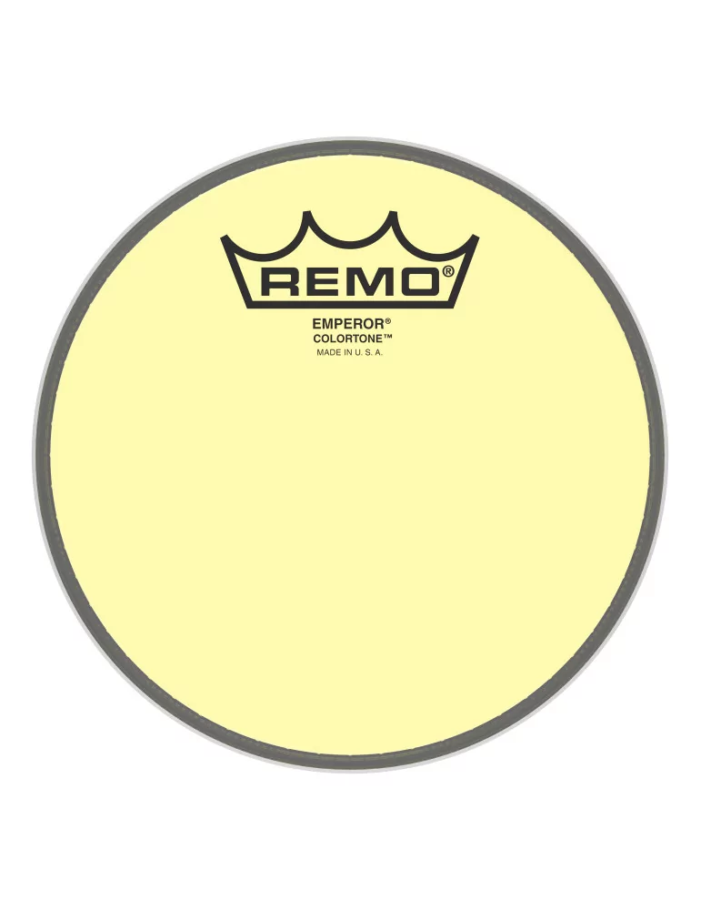  REMO BE-0306-CT-YE Emperor Colortone batter drumhead, yellow, 6"|MusicGoodDeal 