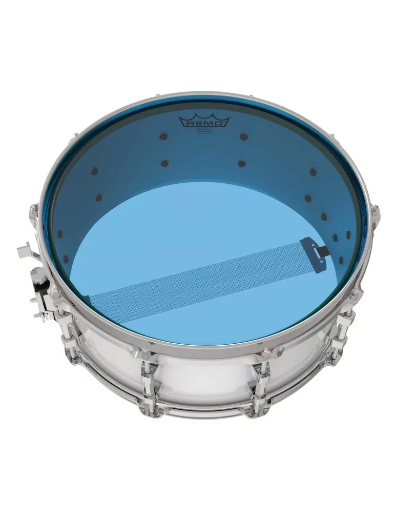  REMO BE-0308-CT-BU Emperor Colortone batter drumhead, blue, 8"|MusicGoodDeal 