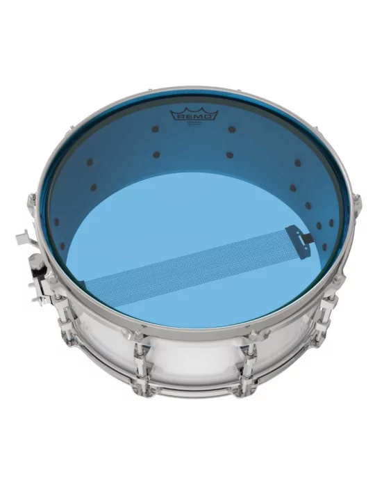  REMO BE-0308-CT-BU Emperor Colortone batter drumhead, blue, 8"|MusicGoodDeal 