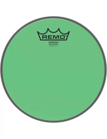 REMO BE-0308-CT-GN Emperor Colortone batter drumhead, green, 8"|MusicGoodDeal 