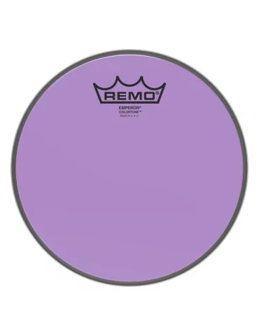  REMO BE-0308-CT-PU Emperor Colortone batter drumhead, purple, 8"|MusicGoodDeal 