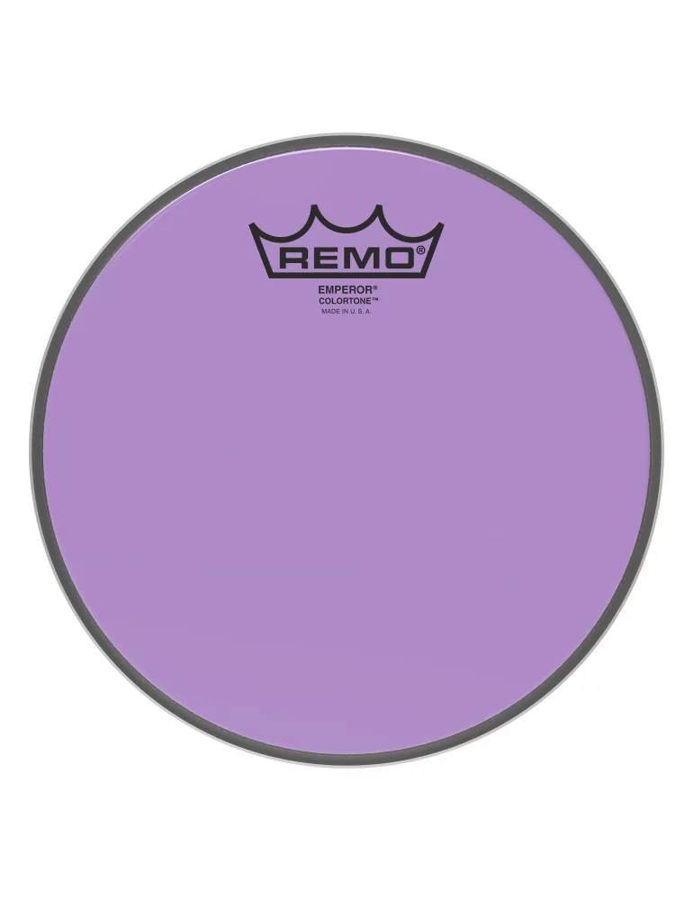  REMO BE-0308-CT-PU Emperor Colortone batter drumhead, purple, 8"|MusicGoodDeal 