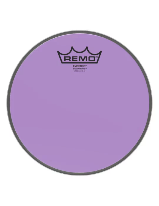  REMO BE-0308-CT-PU Emperor Colortone batter drumhead, purple, 8"|MusicGoodDeal 