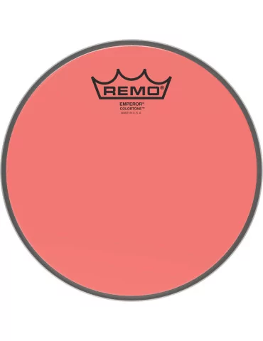  REMO BE-0308-CT-RD Emperor Colortone batter drumhead, red, 8"|MusicGoodDeal 