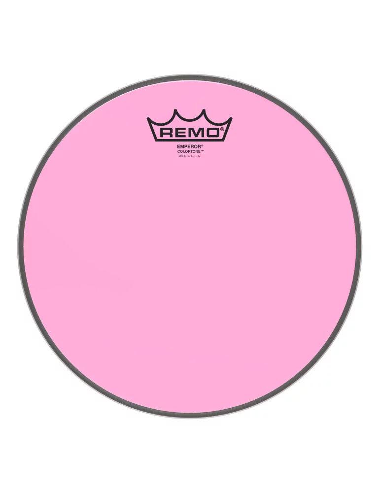  REMO BE-0310-CT-PK Emperor Colortone batter drumhead, pink, 10"|MusicGoodDeal 