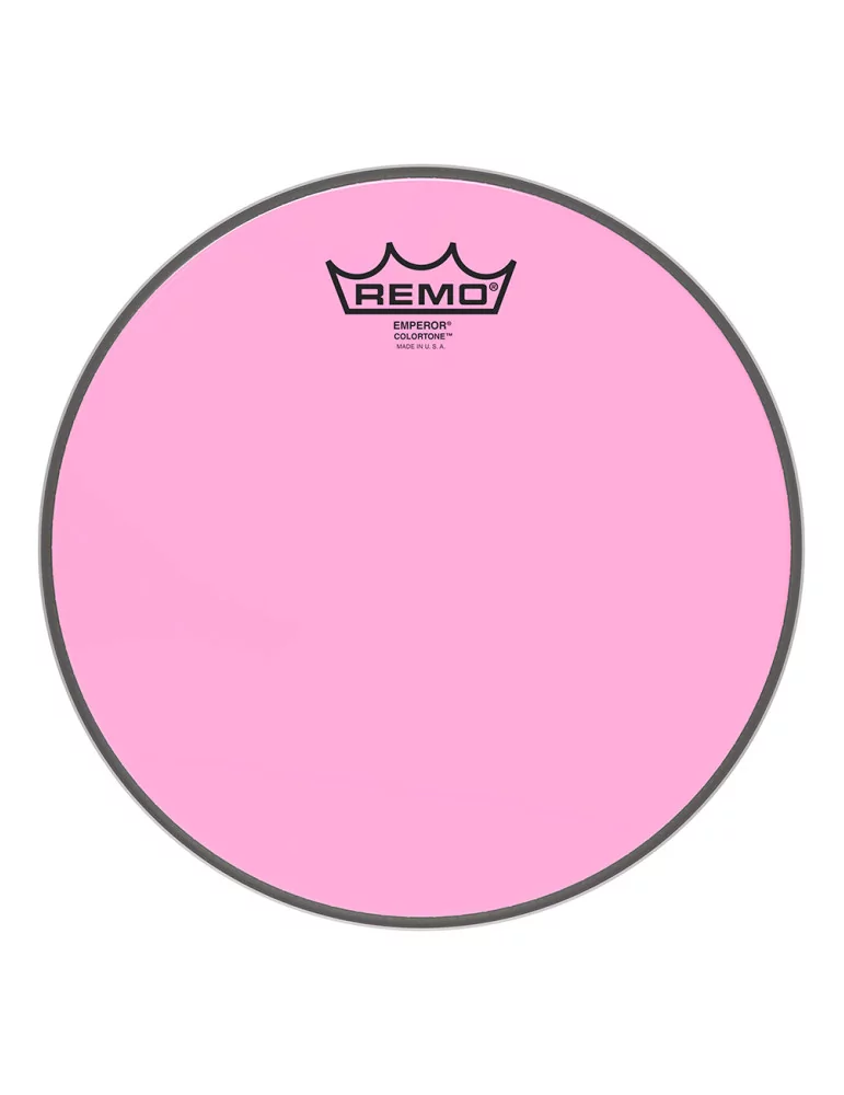  REMO BE-0310-CT-PK Emperor Colortone batter drumhead, pink, 10"|MusicGoodDeal 