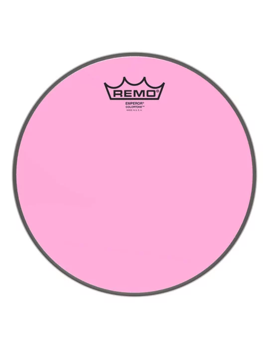  REMO BE-0310-CT-PK Emperor Colortone batter drumhead, pink, 10"|MusicGoodDeal 