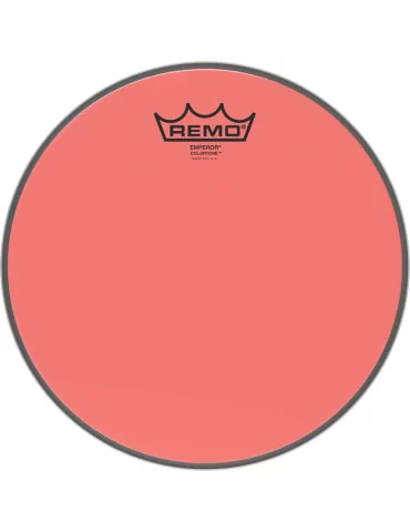  REMO BE-0310-CT-RD Punzón Emperor Colortone, rojo, 10 "|MusicGoodDeal 