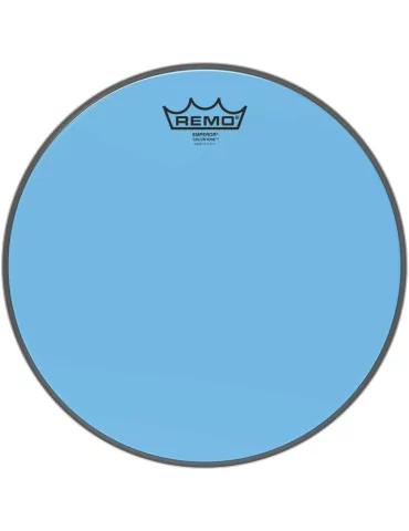  REMO BE-0312-CT-BU Emperor Colortone batter drumhead, blue, 12"|MusicGoodDeal 
