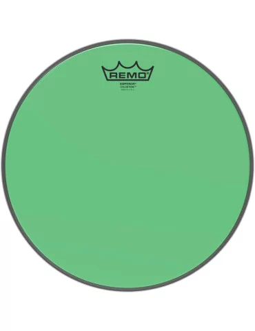  REMO BE-0312-CT-GN Emperor Colortone batter drumhead, green, 12"|MusicGoodDeal 