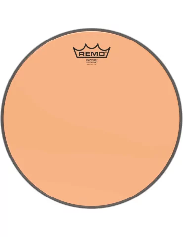  REMO BE-0312-CT-OG Emperor Colortone batter drumhead, orange, 12"|MusicGoodDeal 