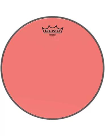  REMO BE-0312-CT-RD Emperor Colortone batter drumhead, red, 12"|MusicGoodDeal 
