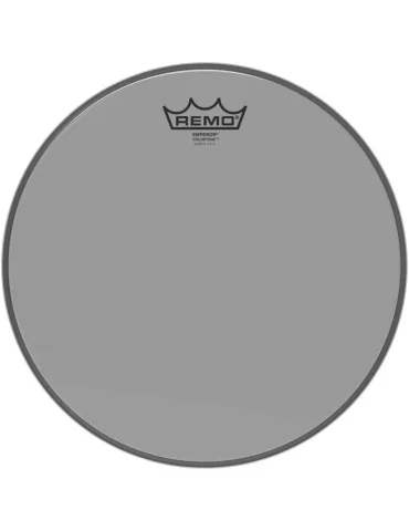  REMO BE-0312-CT-SM Emperor Colortone batter drumhead, smoke, 12"|MusicGoodDeal 