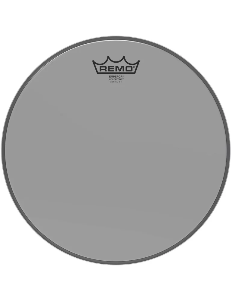  REMO BE-0312-CT-SM Emperor Colortone batter drumhead, smoke, 12"|MusicGoodDeal 