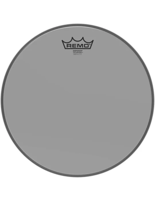  REMO BE-0312-CT-SM Emperor Colortone batter drumhead, smoke, 12"|MusicGoodDeal 