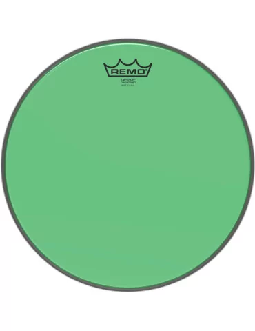  REMO BE-0313-CT-GN Emperor Colortone batter drumhead, green, 13"|MusicGoodDeal 