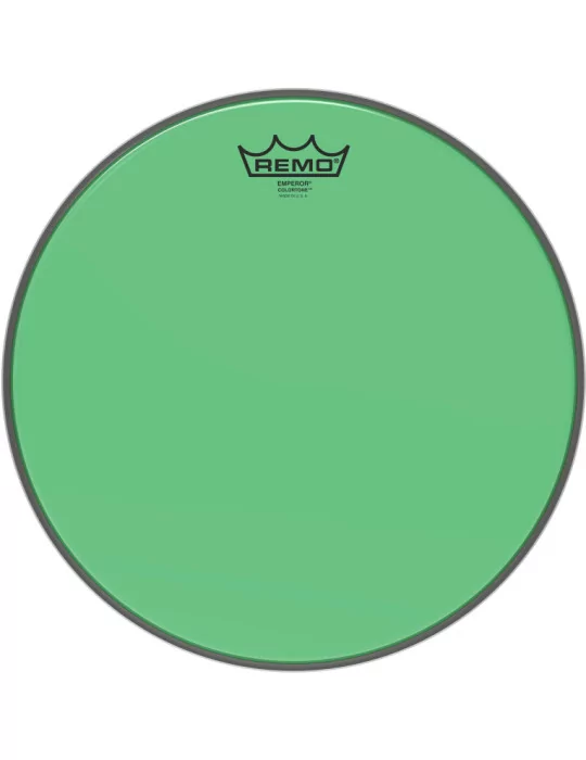  REMO BE-0313-CT-GN Emperor Colortone batter drumhead, green, 13"|MusicGoodDeal 