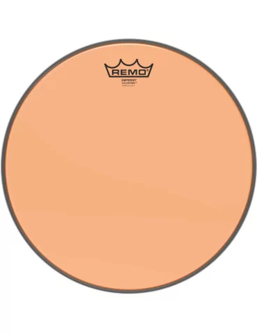  REMO BE-0313-CT-OG Emperor Colortone batter drumhead, orange, 13"|MusicGoodDeal 