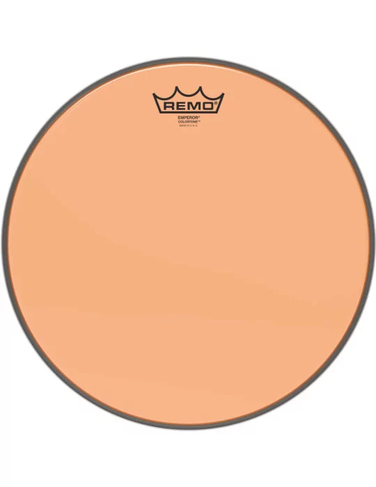  REMO BE-0313-CT-OG Emperor Colortone batter drumhead, orange, 13"|MusicGoodDeal 