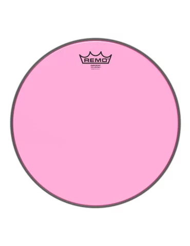  REMO BE-0313-CT-PK Emperor Colortone batter drumhead, pink, 13"|MusicGoodDeal 