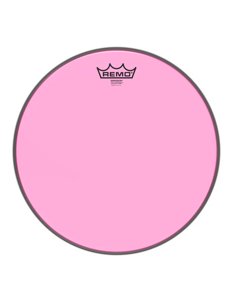  REMO BE-0313-CT-PK Emperor Colortone batter drumhead, pink, 13"|MusicGoodDeal 
