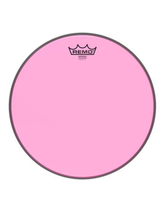  REMO BE-0313-CT-PK Emperor Colortone batter drumhead, pink, 13"|MusicGoodDeal 