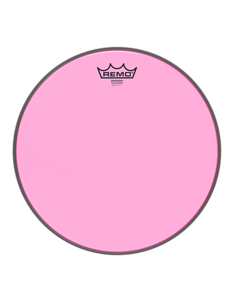  REMO BE-0313-CT-PK Emperor Colortone batter drumhead, pink, 13"|MusicGoodDeal 