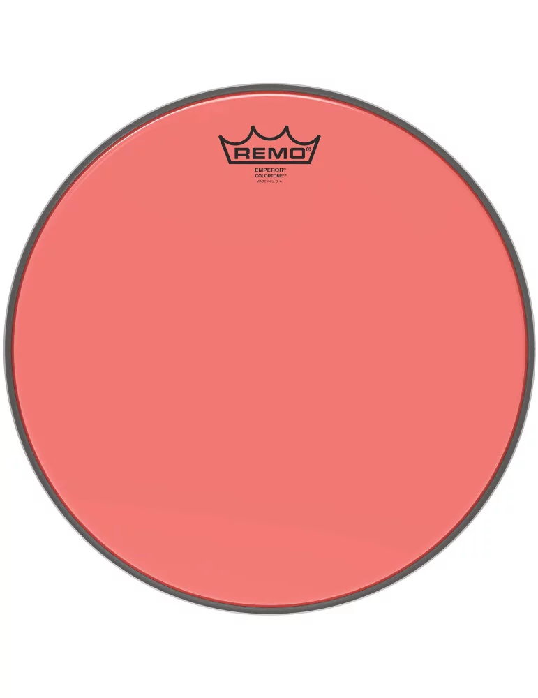  REMO BE-0313-CT-RD Emperor Colortone batter drumhead, red, 13"|MusicGoodDeal 
