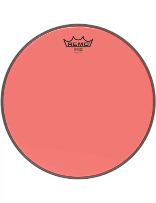  REMO BE-0313-CT-RD Emperor Colortone batter drumhead, red, 13"|MusicGoodDeal 