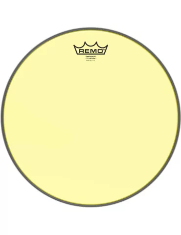  REMO BE-0313-CT-YE Emperor Colortone batter drumhead, yellow, 13"|MusicGoodDeal 