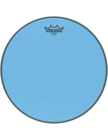  REMO BE-0314-CT-BU Emperor Colortone batter drumhead, blue, 14"|MusicGoodDeal 