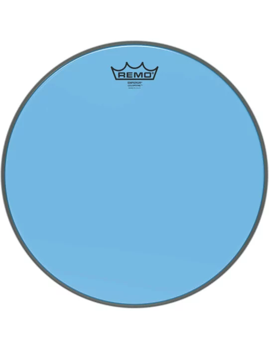  REMO BE-0314-CT-BU Emperor Colortone batter drumhead, blue, 14"|MusicGoodDeal 