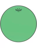  REMO BE-0314-CT-GN Emperor Colortone batter drumhead, green, 14"|MusicGoodDeal 