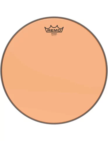  REMO BE-0314-CT-OG Emperor Colortone batter drumhead, orange, 14"|MusicGoodDeal 